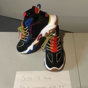 Champion Kids Black and Red Sneakers